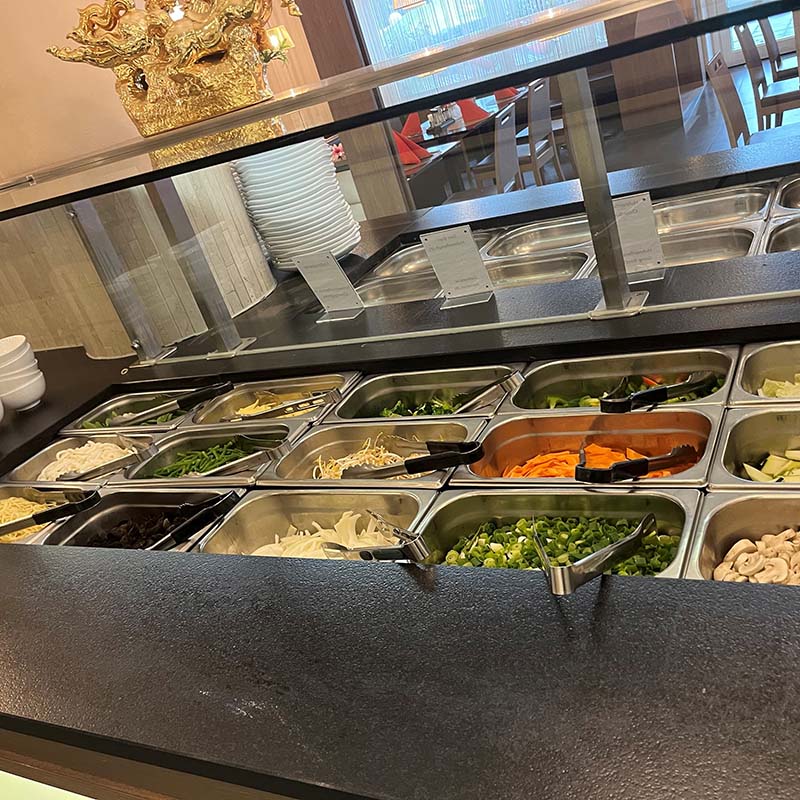 Gemüsebuffet China Restaurant PALAST Liu Meng KG